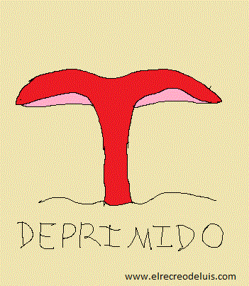 formas de setas, sombrero, deprimido. (39K)